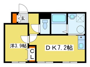 ノースポール北12条の物件間取画像